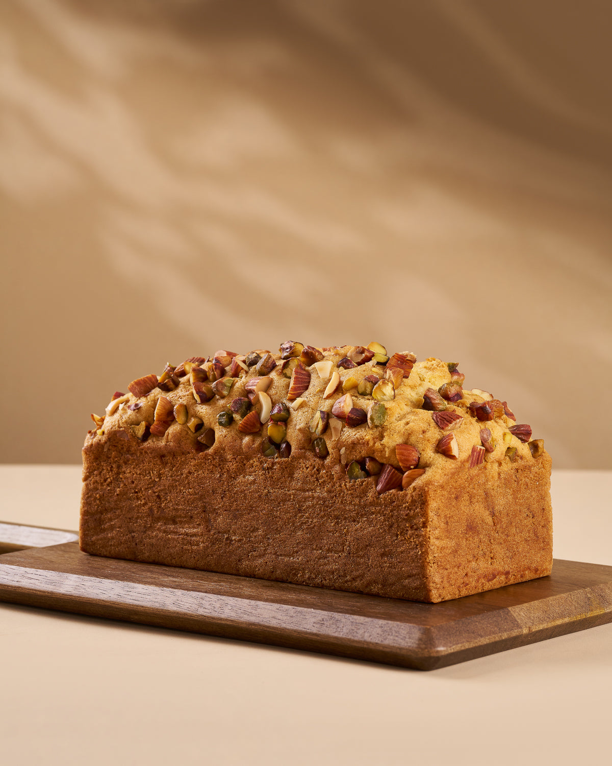Eggless Cardamom Mewa Loaf