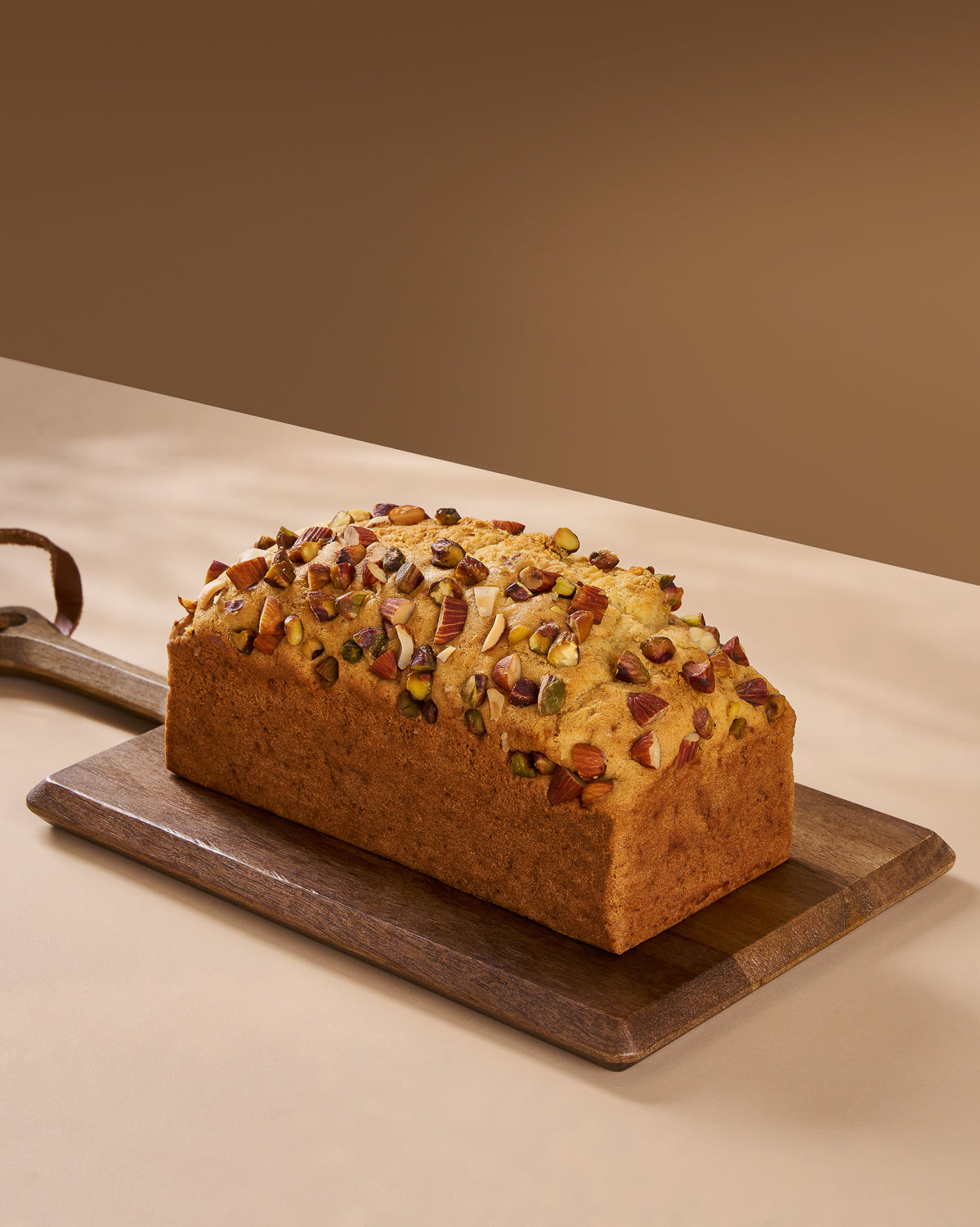 Eggless Cardamom Mewa Loaf
