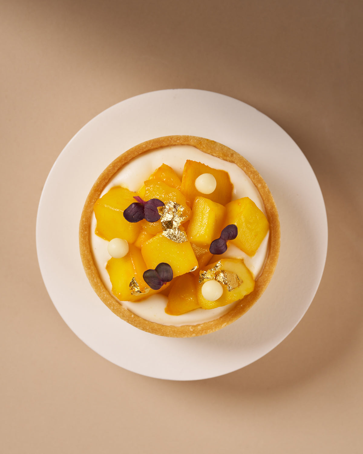 Eggless Mango Tart