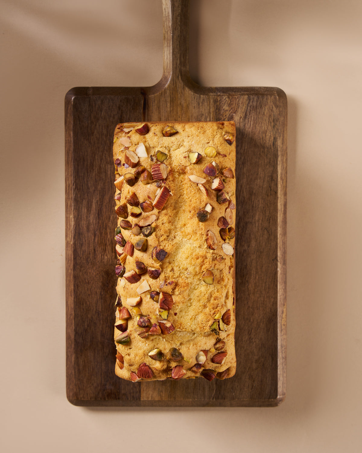 Eggless Cardamom Mewa Loaf