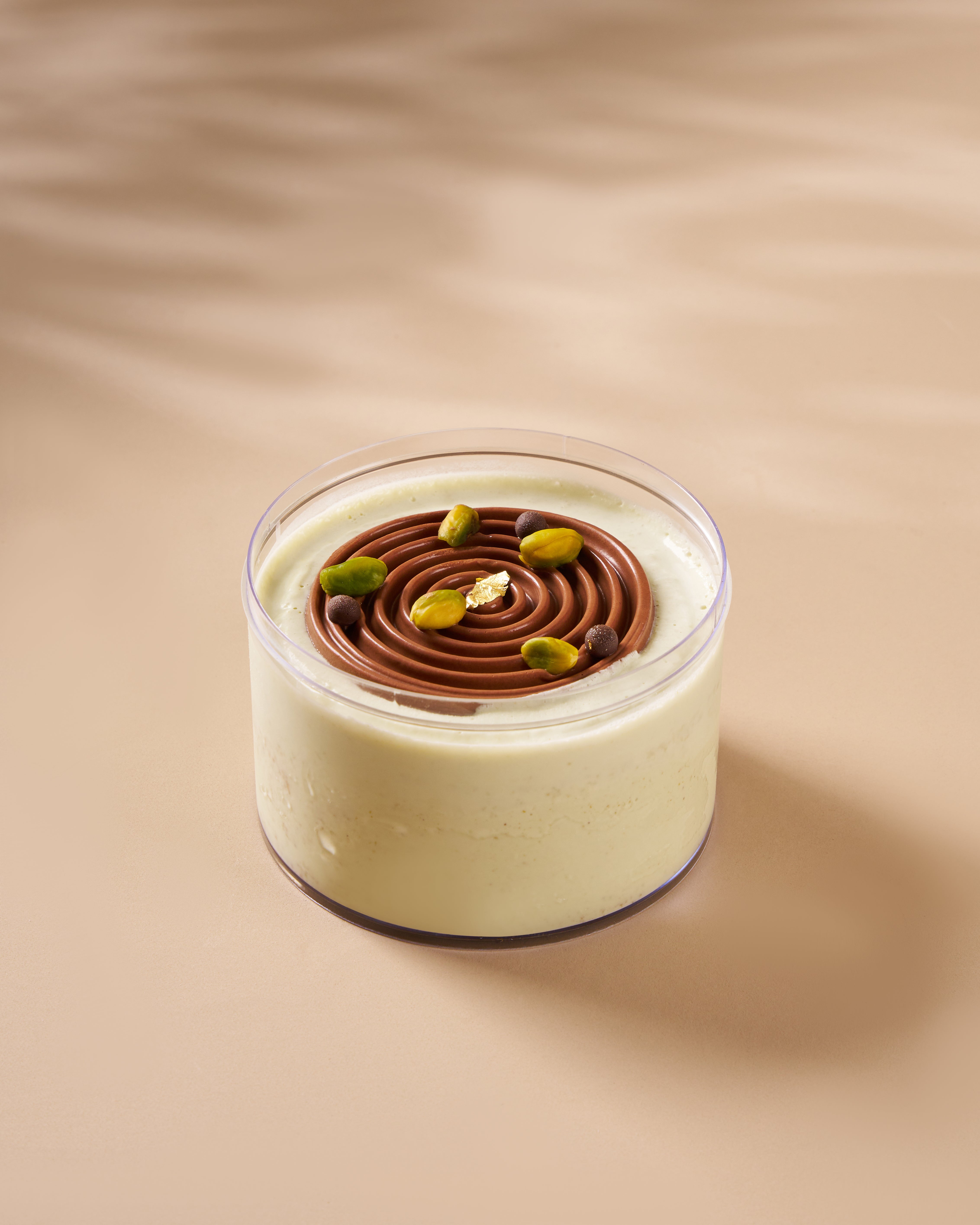 Eggless Pistachio Chocolate Tres Leches