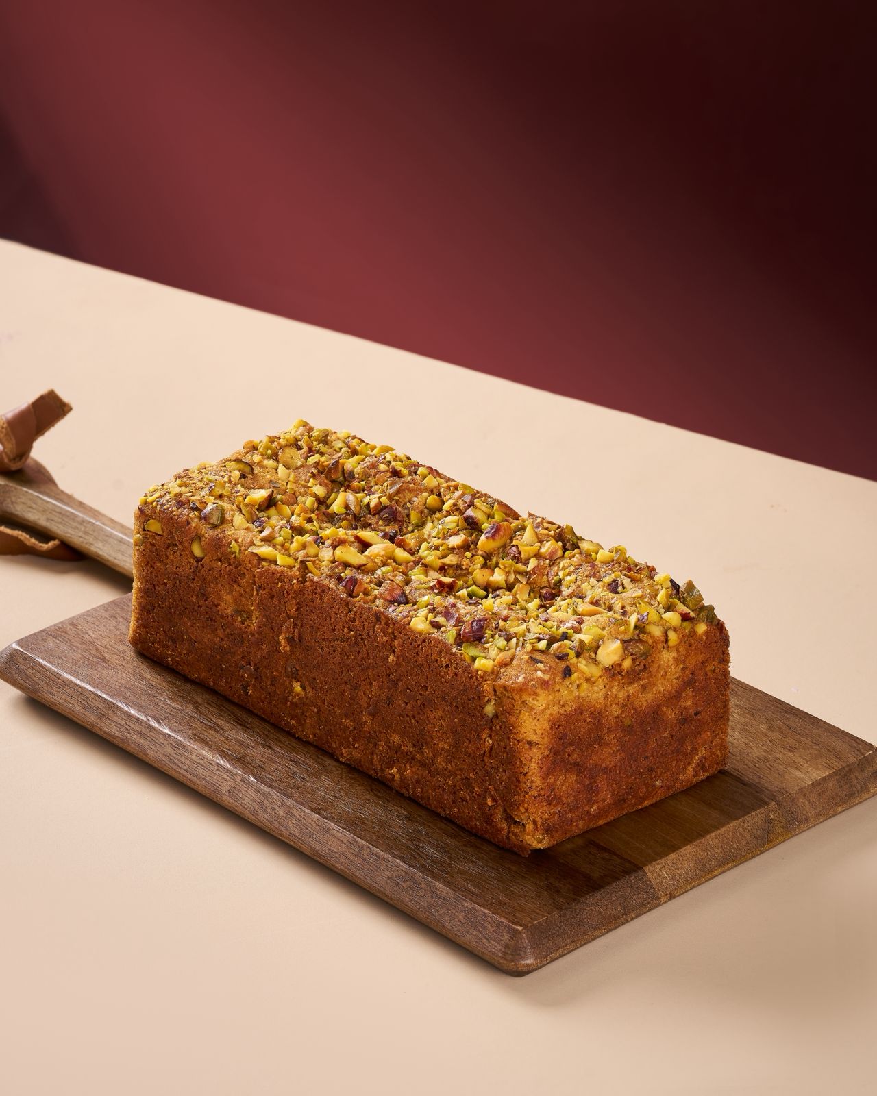 Eggless Lemon Pistachio Loaf