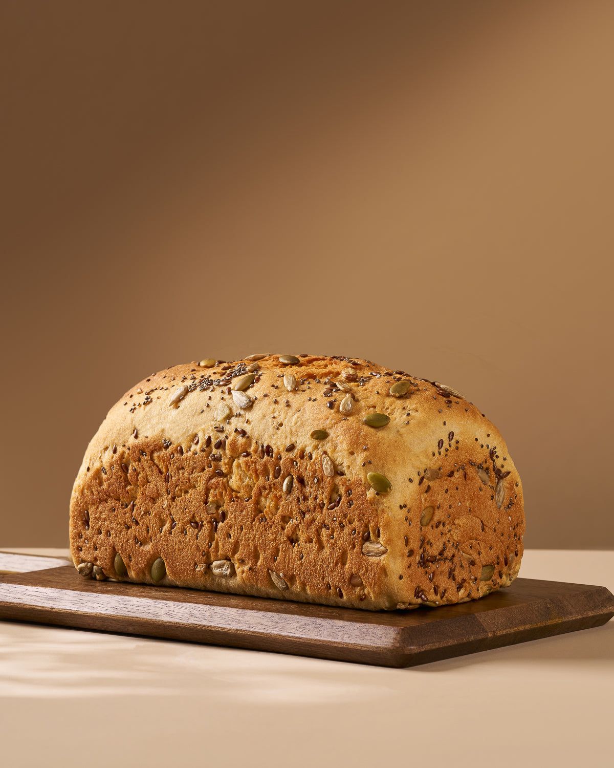 Eggless Multigrain Seed Loaf