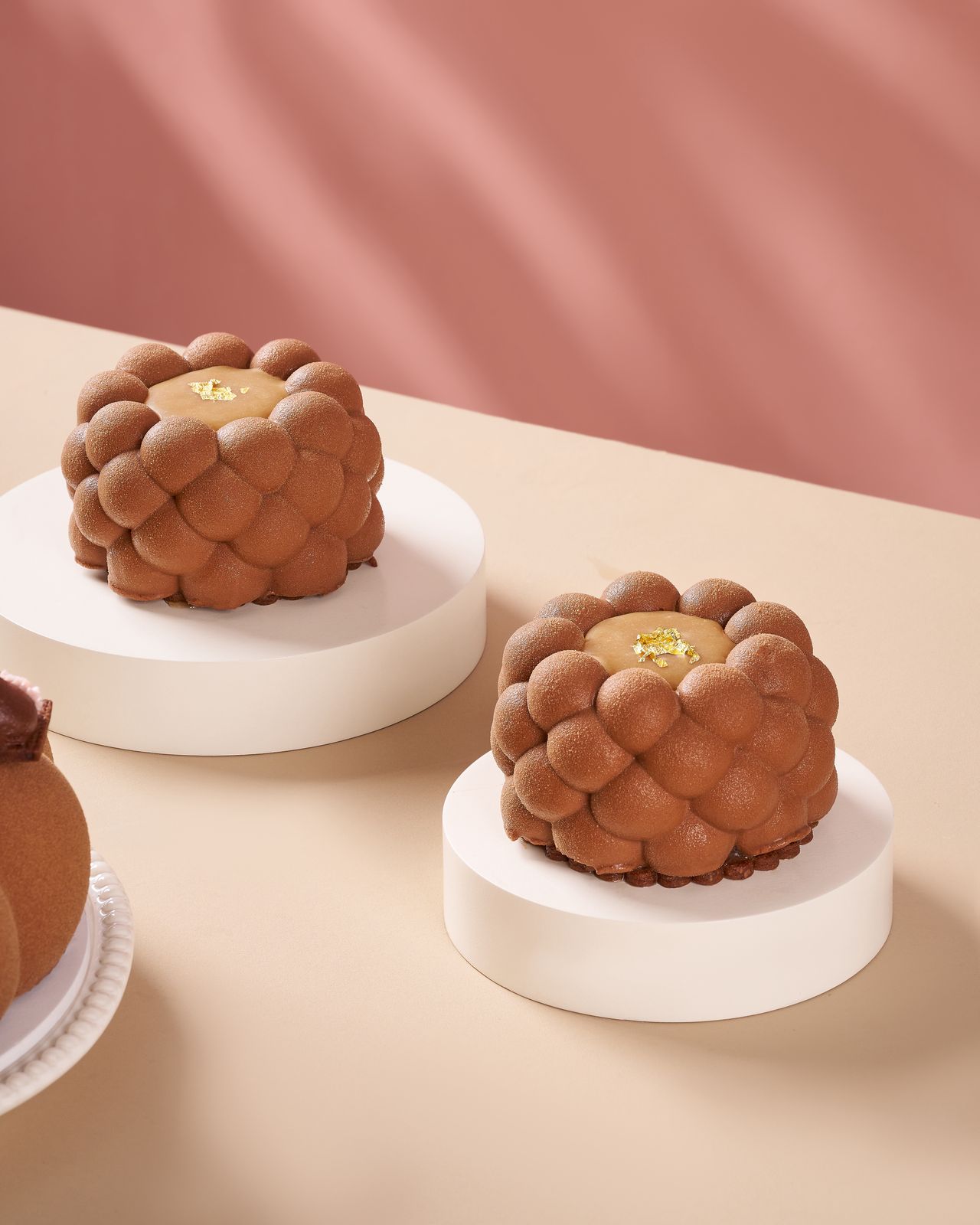 Eggless Chocolate Caramel Entremets