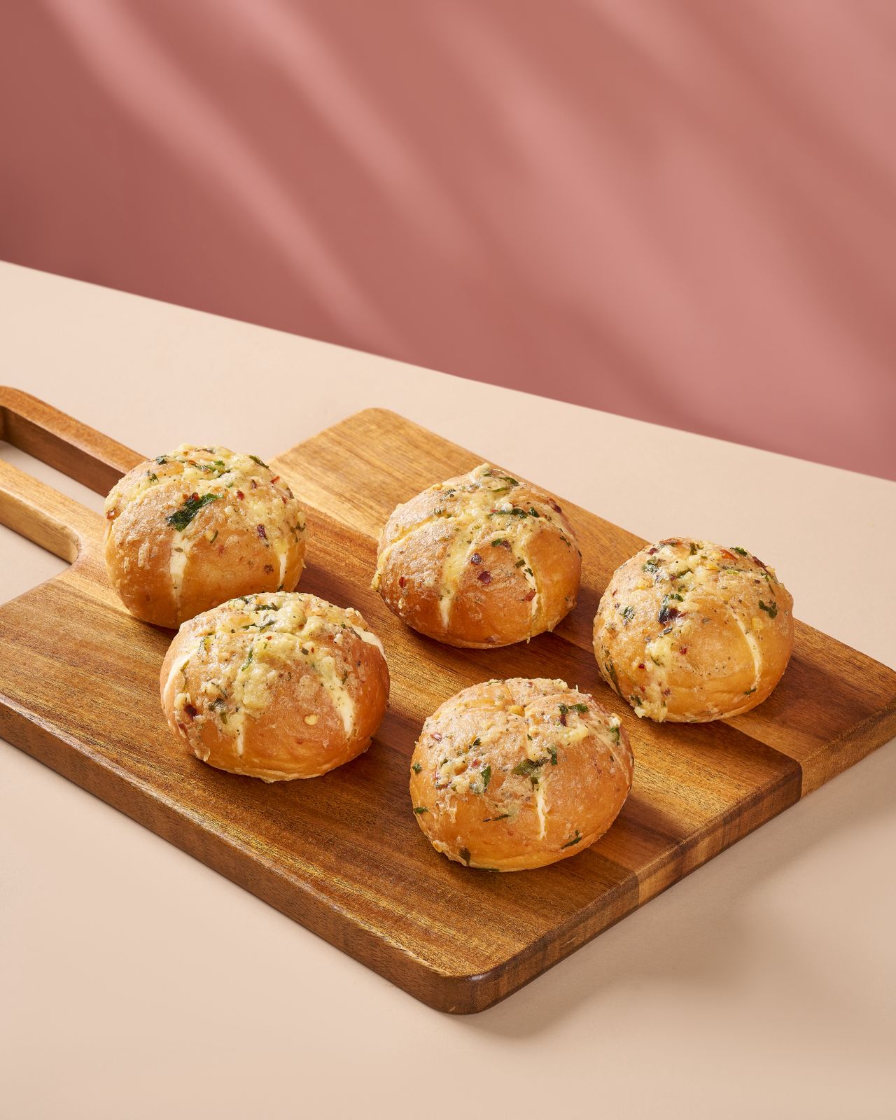 Eggless Korean Garlic Buns