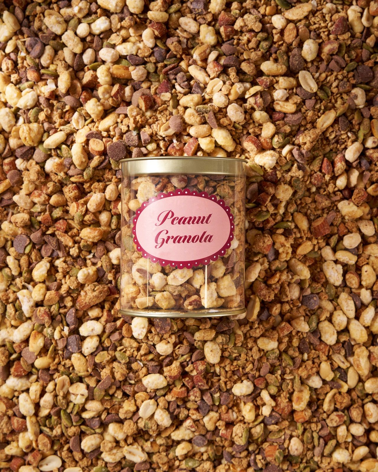 Eggless Peanut Granola